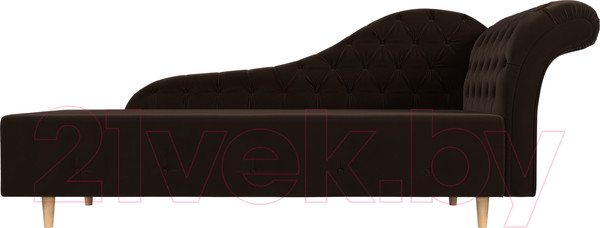Изображение товара Тахта Лига Диванов Камерон 307 правый / 110103 (микровельвет коричневый)