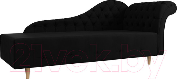 Изображение товара Тахта Лига Диванов Камерон 307 правый / 110106 (микровельвет черный)