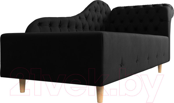 Изображение товара Тахта Лига Диванов Камерон 307 правый / 110106 (микровельвет черный)