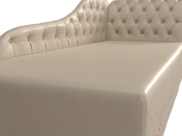 Изображение товара Тахта Лига Диванов Камерон 307 правый / 110110 (экокожа бежевый)