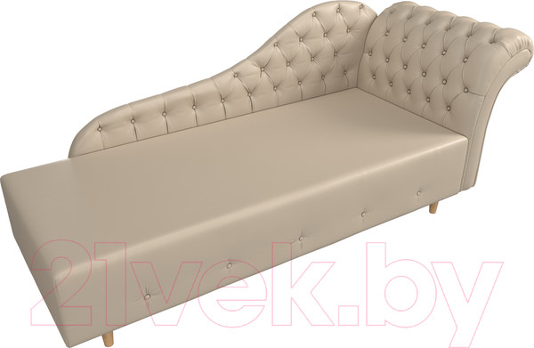 Изображение товара Тахта Лига Диванов Камерон 307 правый / 110110 (экокожа бежевый)