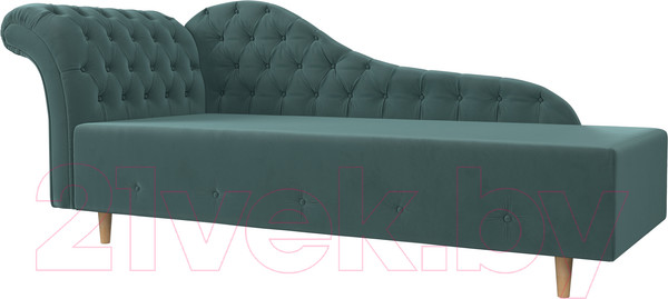 Изображение товара Тахта Лига Диванов Камерон 307 левый / 110091 (велюр бирюзовый)