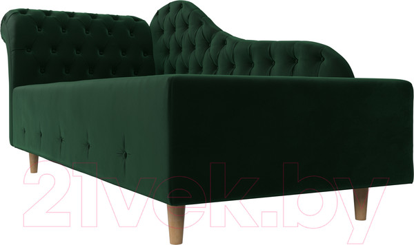 Изображение товара Тахта Лига Диванов Камерон 307 левый / 110093 (велюр зеленый)