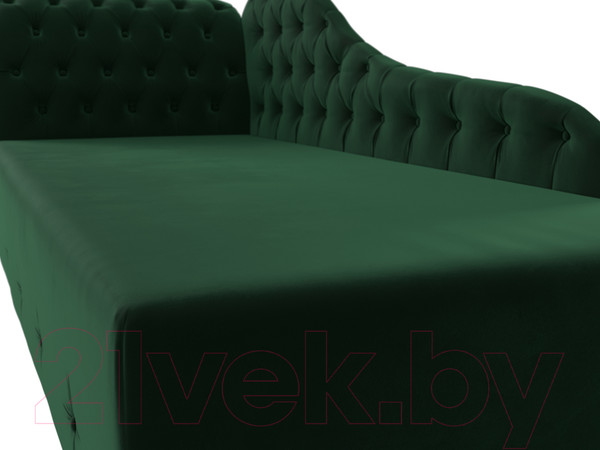 Изображение товара Тахта Лига Диванов Камерон 307 левый / 110093 (велюр зеленый)