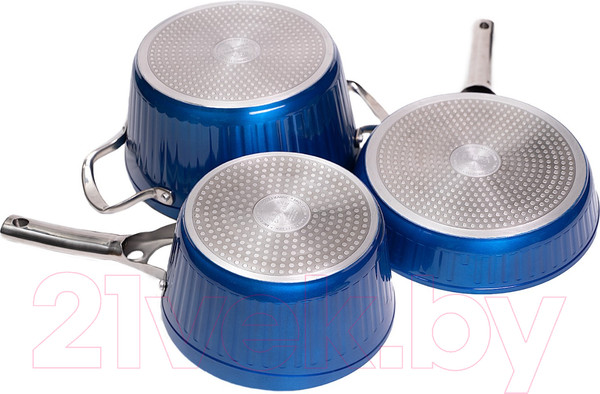 Изображение товара Набор кухонной посуды Galaxy GL 9515 (синий)