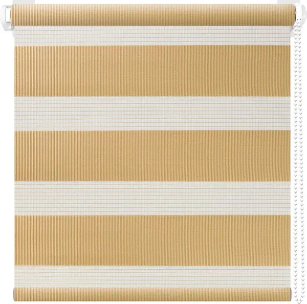 Изображение товара Рулонная штора АС МАРТ Баланс 120x160 (карамельный)
