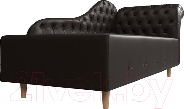 Изображение товара Тахта Лига Диванов Камерон 307 правый / 110112 (экокожа коричневый)