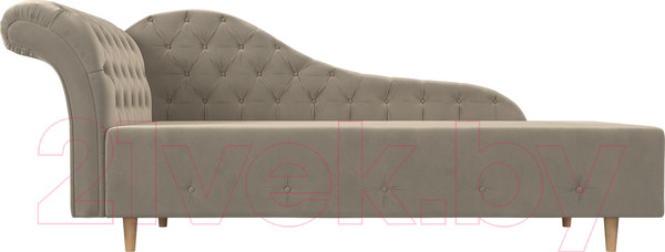 Изображение товара Тахта Лига Диванов Камерон 307 левый / 110098 (микровельвет бежевый)
