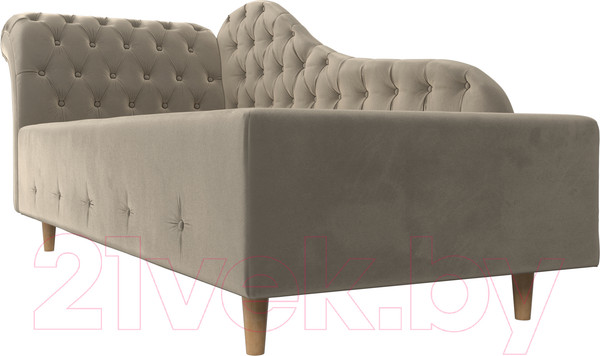 Изображение товара Тахта Лига Диванов Камерон 307 левый / 110098 (микровельвет бежевый)