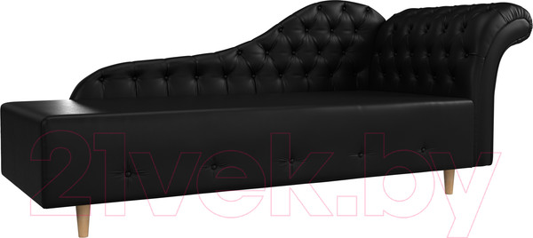 Изображение товара Тахта Лига Диванов Камерон 307 правый / 110113 (экокожа черный)