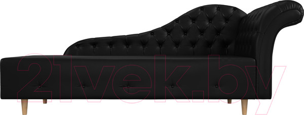 Изображение товара Тахта Лига Диванов Камерон 307 правый / 110113 (экокожа черный)