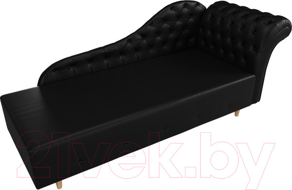 Изображение товара Тахта Лига Диванов Камерон 307 правый / 110113 (экокожа черный)