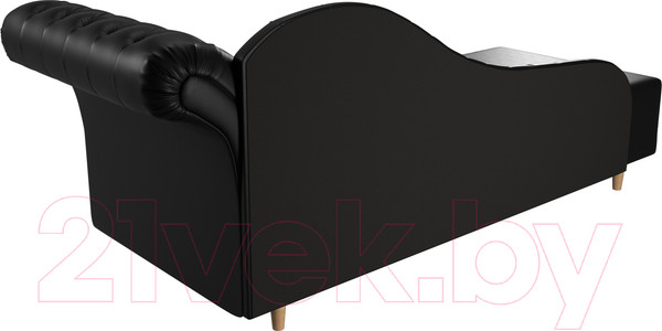 Изображение товара Тахта Лига Диванов Камерон 307 правый / 110113 (экокожа черный)