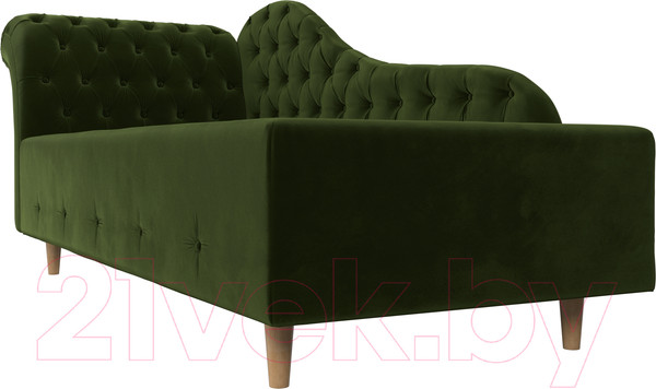 Изображение товара Тахта Лига Диванов Камерон 307 левый / 110101 (микровельвет зеленый)