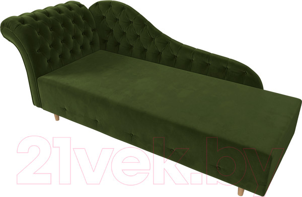 Изображение товара Тахта Лига Диванов Камерон 307 левый / 110101 (микровельвет зеленый)