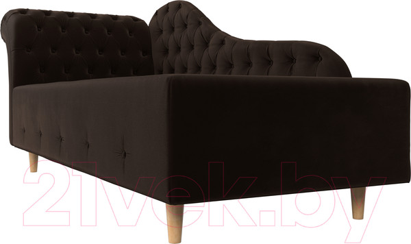 Изображение товара Тахта Лига Диванов Камерон 307 левый / 110103 (микровельвет коричневый)