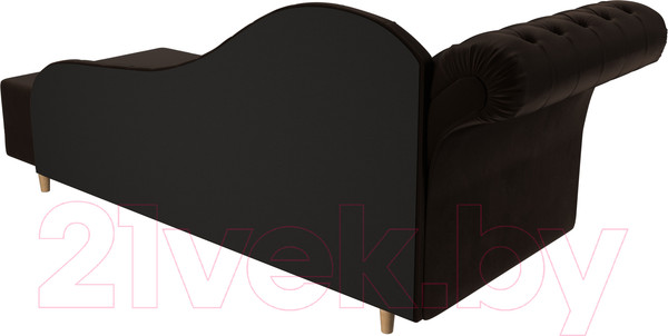 Изображение товара Тахта Лига Диванов Камерон 307 левый / 110103 (микровельвет коричневый)