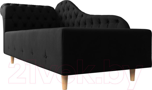 Изображение товара Тахта Лига Диванов Камерон 307 левый / 110106 (микровельвет черный)