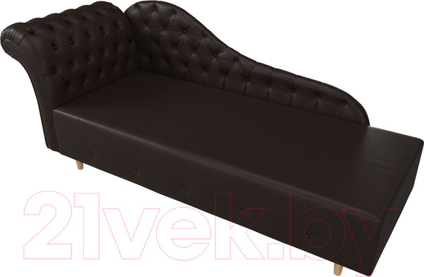 Изображение товара Тахта Лига Диванов Камерон 307 левый / 110112 (экокожа коричневый)