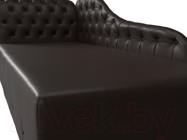 Изображение товара Тахта Лига Диванов Камерон 307 левый / 110112 (экокожа коричневый)