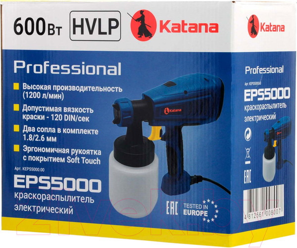 Изображение товара Краскопульт электрический Katana EPS5000