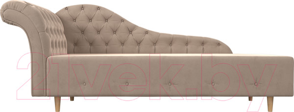 Изображение товара Тахта Лига Диванов Камерон 307 левый / 110090 (велюр бежевый)