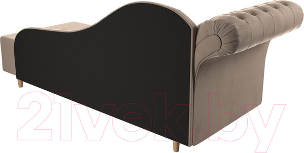 Изображение товара Тахта Лига Диванов Камерон 307 левый / 110090 (велюр бежевый)