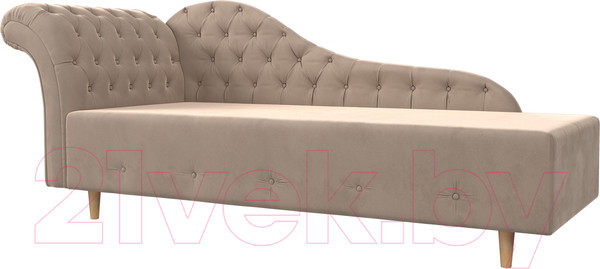 Изображение товара Тахта Лига Диванов Камерон 307 левый / 110090 (велюр бежевый)
