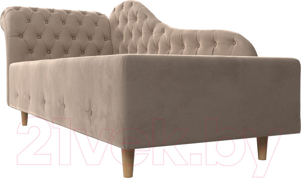 Изображение товара Тахта Лига Диванов Камерон 307 левый / 110090 (велюр бежевый)