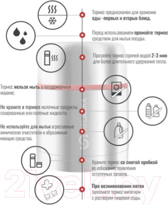 Изображение товара Термос для еды Relaxika 301 (500мл, с чехлом)