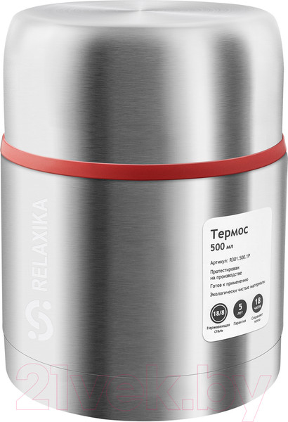 Изображение товара Термос для еды Relaxika 301 (500мл, с чехлом)