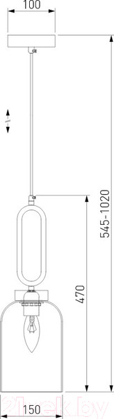 Изображение товара Потолочный светильник Евросвет Flou 50229/1 (дымчатый)