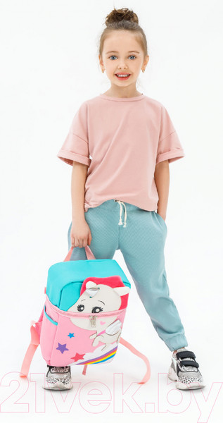 Изображение товара Комплект одежды для малышей Amarobaby Jump /AB-OD21-JUMP22/0632-98 (розовый/мятный, р. 98)