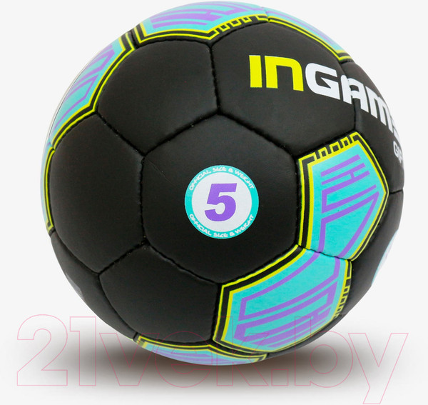 Изображение товара Футбольный мяч Ingame Gift IFB-108 (черный/синий/желтый)