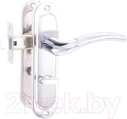 Изображение товара Защелка врезная с фиксацией Стандарт ЗЩД 132/50 L SN (левая, матовый никель)