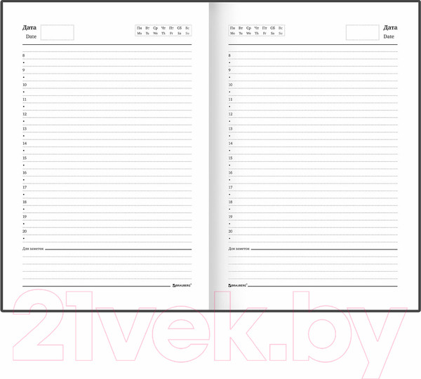 Изображение товара Ежедневник Brauberg 123327 (синий)