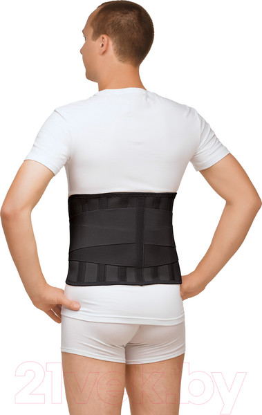 Изображение товара Корсет ортопедический пояснично-крестцовый Польза м.1106 (р.2, черный)