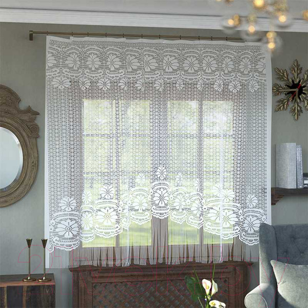 Изображение товара Гардина Лента м290 (160x170, белый)