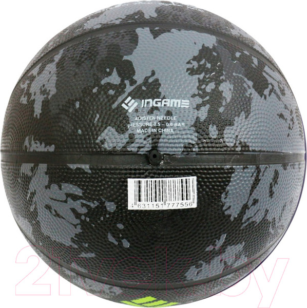Изображение товара Баскетбольный мяч Ingame Camo (размер 7, серый)