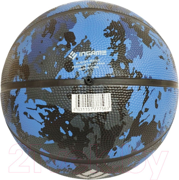 Изображение товара Баскетбольный мяч Ingame Camo (размер 7, синий)