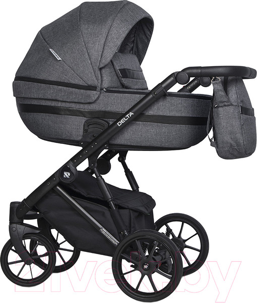 Изображение товара Детская универсальная коляска Riko Basic Delta 2 в 1 (05/темно-серый)