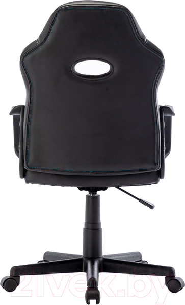 Изображение товара Кресло геймерское Brabix Stripe GM-202 / 532509 (экокожа, черный/голубой)