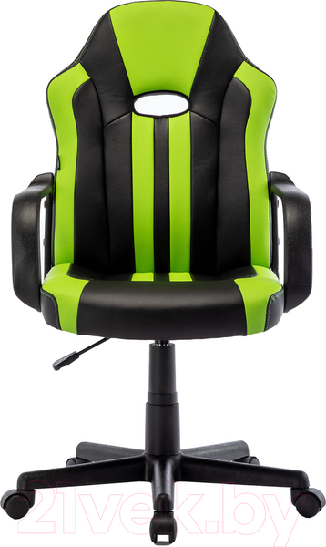Изображение товара Кресло геймерское Brabix Stripe GM-202 / 532511 (экокожа, черный/зеленый)