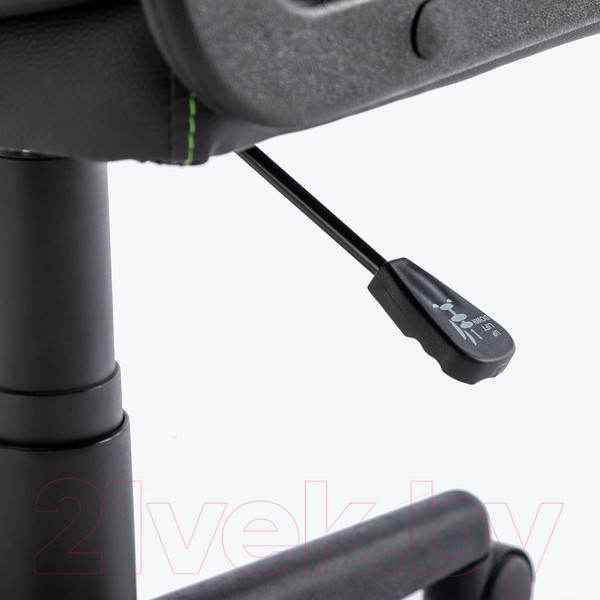 Изображение товара Кресло геймерское Brabix Stripe GM-202 / 532511 (экокожа, черный/зеленый)
