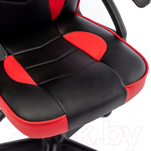 Изображение товара Кресло геймерское Brabix Stripe GM-203 / 532512 (экокожа, черный/красный)