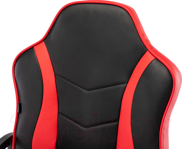 Изображение товара Кресло геймерское Brabix Stripe GM-203 / 532512 (экокожа, черный/красный)
