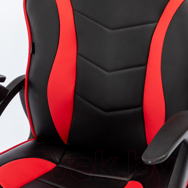 Изображение товара Кресло геймерское Brabix Stripe GM-203 / 532512 (экокожа, черный/красный)