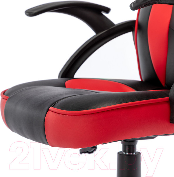 Изображение товара Кресло геймерское Brabix Stripe GM-203 / 532512 (экокожа, черный/красный)