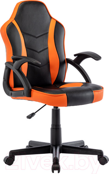 Изображение товара Кресло геймерское Brabix Stripe GM-203 / 532513 (экокожа, черный/оранжевый)