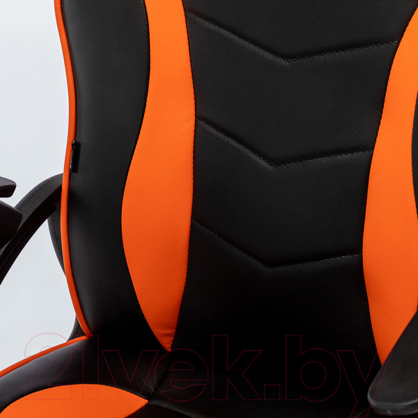 Изображение товара Кресло геймерское Brabix Stripe GM-203 / 532513 (экокожа, черный/оранжевый)